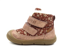Wheat red flowers winter boot Dowi with TEX